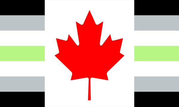 Flag Agender Canada