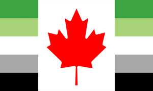 Flag Aromantic Canada