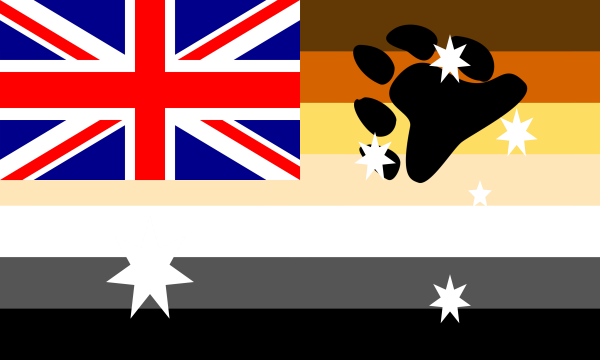 Flag Bear Pride Australia