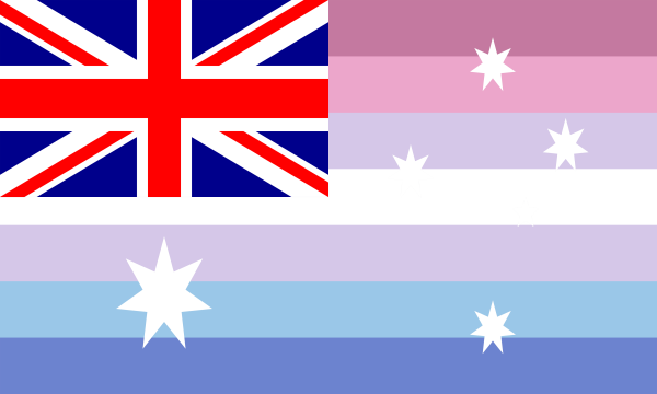Flag Bigender Australia