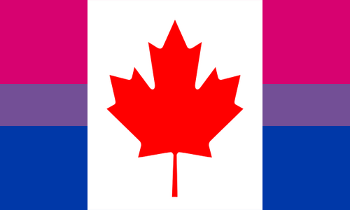 Flag Bisexual Canada