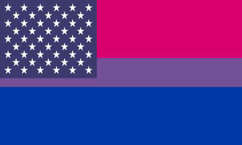 Flag Bisexual Usa