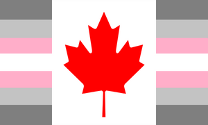 Flag Demigirl Canada
