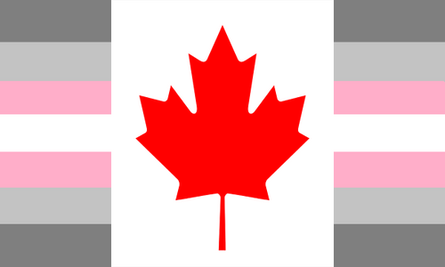 Flag Demigirl Canada
