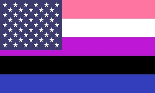 Flag Genderfluid Usa