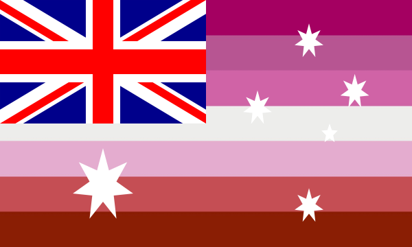 Flag Lesbian Australia