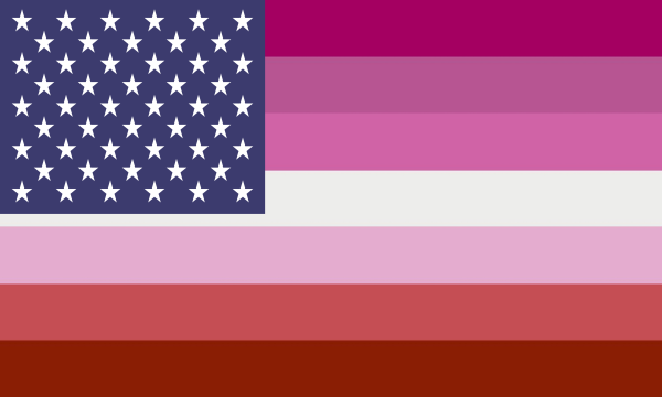 Flag Lesbian Usa