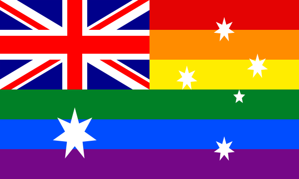 Flag Lgbt Australia