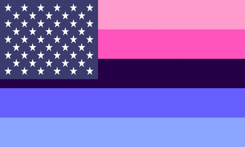 Flag Omnisexual Usa