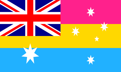 Flag Pansexual Australia