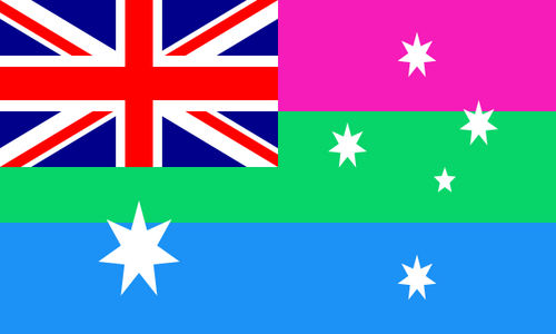 Flag Polysexual Australia