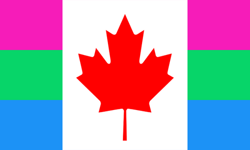 Flag Polysexual Canada