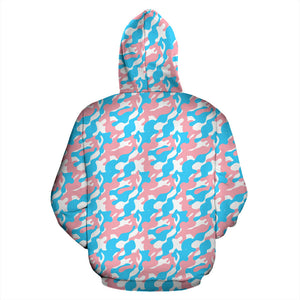 All Over Hoodie - Transgender Camouflage
