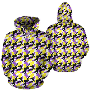 All Over Hoodie - Non-Binary Camouflage