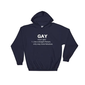 Gay & Fabulous - Hoodie Navy / S