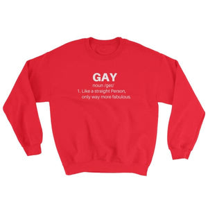 Gay & Fabulous - Sweatshirt Red / S