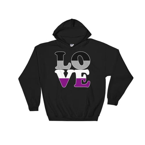 Hooded Sweatshirt - Ace Love Black / S