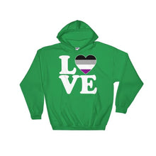 Hooded Sweatshirt - Ace Love & Heart Irish Green / S
