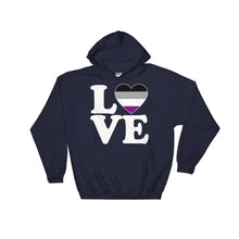Hooded Sweatshirt - Ace Love & Heart Navy / S