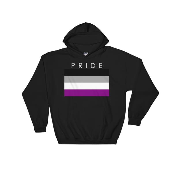Hooded Sweatshirt - Ace Pride Black / S
