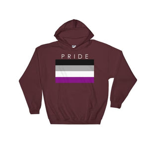 Hooded Sweatshirt - Ace Pride Maroon / S