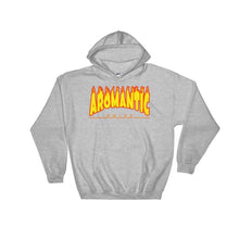 Hooded Sweatshirt - Aromantic Flames Sport Grey / S
