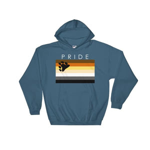 Hooded Sweatshirt - Bear Pride Pride Indigo Blue / S