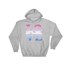 Hooded Sweatshirt - Bigender Love Sport Grey / S