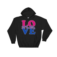 Hooded Sweatshirt - Bisexual Love Black / S