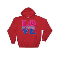 Hooded Sweatshirt - Bisexual Love Red / S