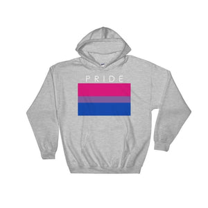 Hooded Sweatshirt - Bisexual Pride Sport Grey / S