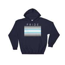Hooded Sweatshirt - Demiboy Pride Navy / S