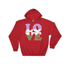 Hooded Sweatshirt - Genderqueer Love Red / S