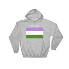 Hooded Sweatshirt - Genderqueer Pride Sport Grey / S