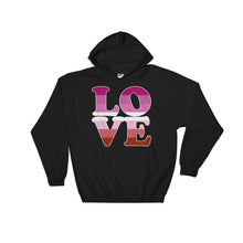 Hooded Sweatshirt - Lesbian Love Black / S