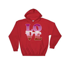 Hooded Sweatshirt - Lesbian Love Red / S