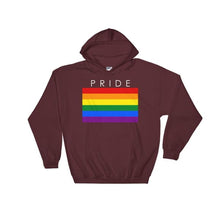 Hooded Sweatshirt - Lgbt Pride Maroon / S