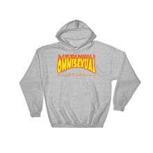 Hooded Sweatshirt - Omnisexual Flames Sport Grey / S