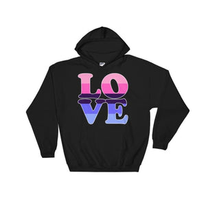 Hooded Sweatshirt - Omnisexual Love Black / S