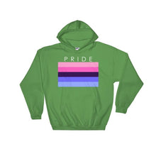 Hooded Sweatshirt - Omnisexual Pride Irish Green / S