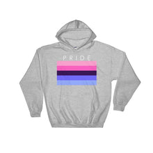 Hooded Sweatshirt - Omnisexual Pride Sport Grey / S
