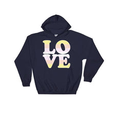 Hooded Sweatshirt - Pangender Love Navy / S