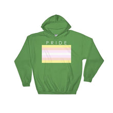 Hooded Sweatshirt - Pangender Pride Irish Green / S