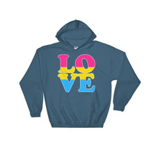 Hooded Sweatshirt - Pansexual Love Indigo Blue / S