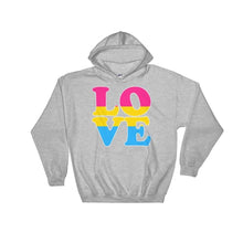 Hooded Sweatshirt - Pansexual Love Sport Grey / S