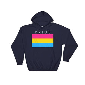 Hooded Sweatshirt - Pansexual Pride Navy / S