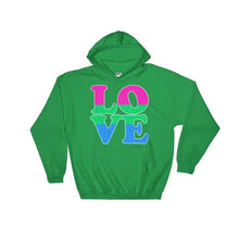 Hooded Sweatshirt - Polysexual Love Irish Green / S