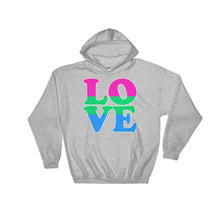 Hooded Sweatshirt - Polysexual Love Sport Grey / S