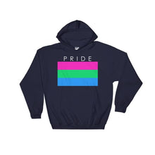 Hooded Sweatshirt - Polysexual Pride Navy / S