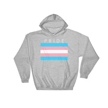 Hooded Sweatshirt - Transgender Pride Sport Grey / S